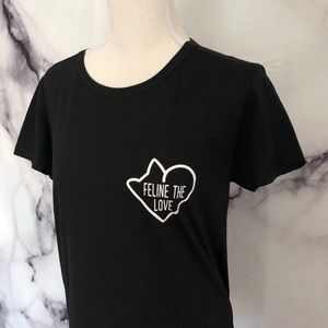 Feline the love tshirt
